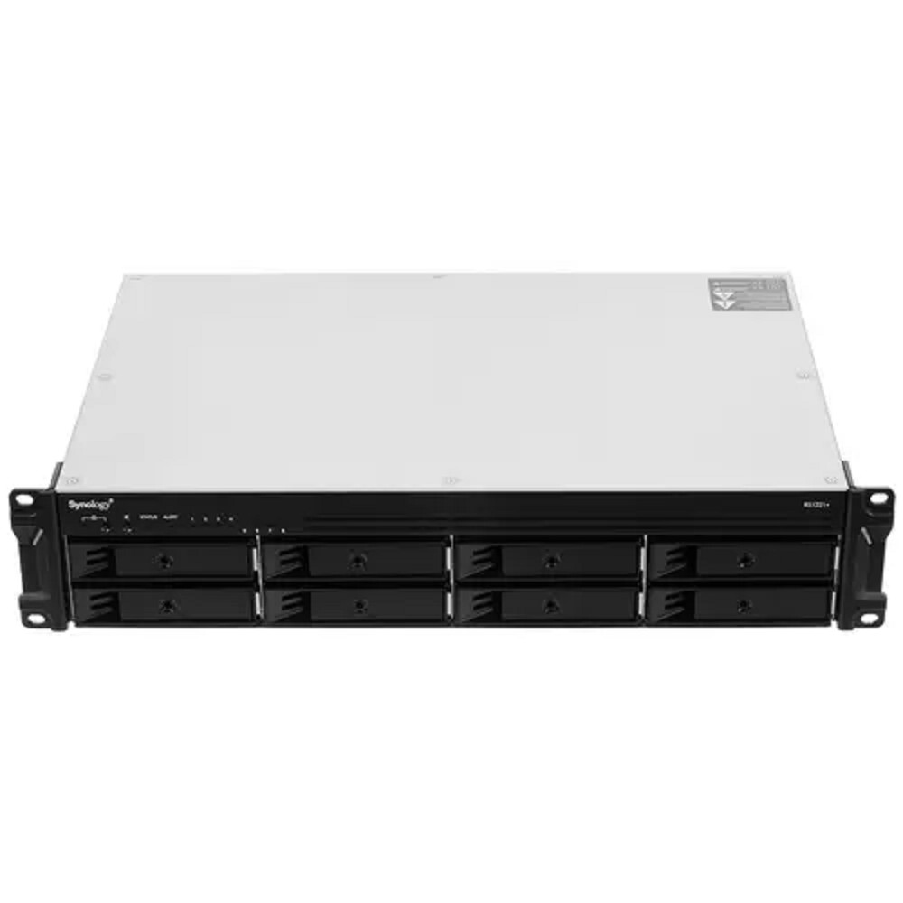 Synology 2U/8bay QC 2,2GhzCPU/4Gb(32)/RAID0,1,5,6,10/upto 12HDD (1xRX418)/2xUSB3.2/1eSATA/iSCSI/4xGbE(+1Expslot)/2xIPcam/norail repl RS1219+ арт. RS1221+