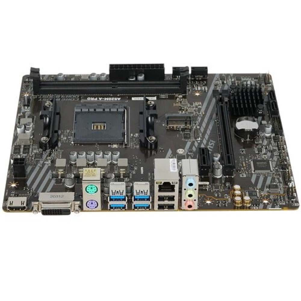 MSI A520M-A PRO {Soc-AM4 AMD A520 2xDDR4 mATX AC`97 8ch(7.1) GbLAN RAID+DVI+HDMI} MicroStar