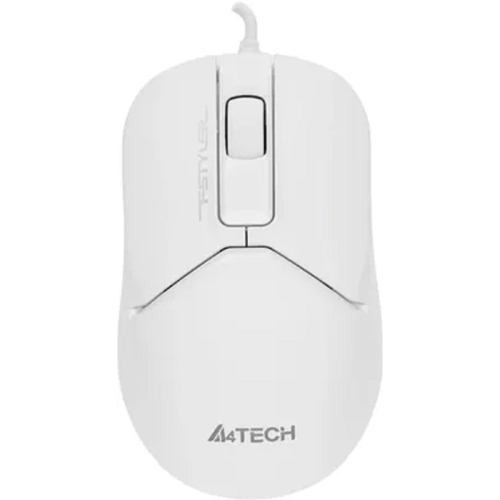 Мышь A4Tech Fstyler FM12S белый оптическая 1200dpi silent USB 3but (FM12S WHITE)