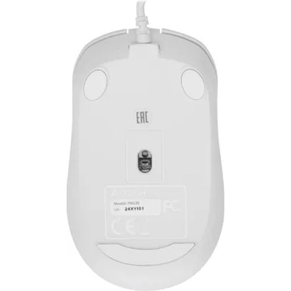 Мышь A4Tech Fstyler FM12S белый оптическая 1200dpi silent USB 3but (FM12S WHITE)