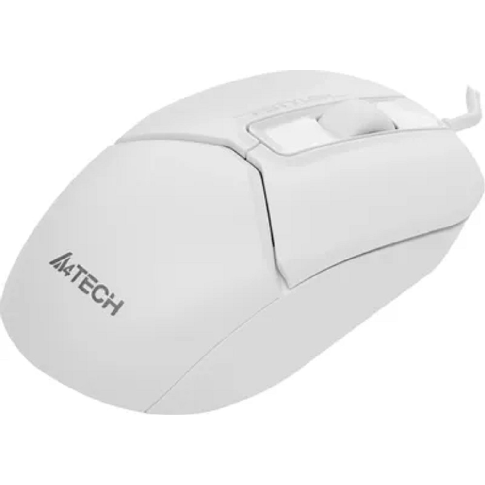 Мышь A4Tech Fstyler FM12S белый оптическая 1200dpi silent USB 3but (FM12S WHITE)