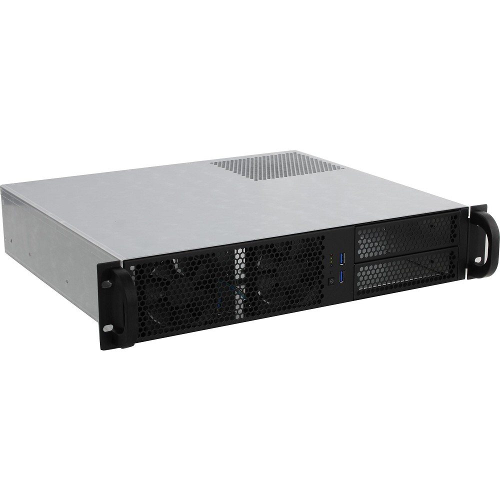 Procase RM238-B-0 Корпус 2U Rack server case, черный, без блока питания(PS/2,mini-redundant), глубина 380мм, MB 9.6"x9.6"