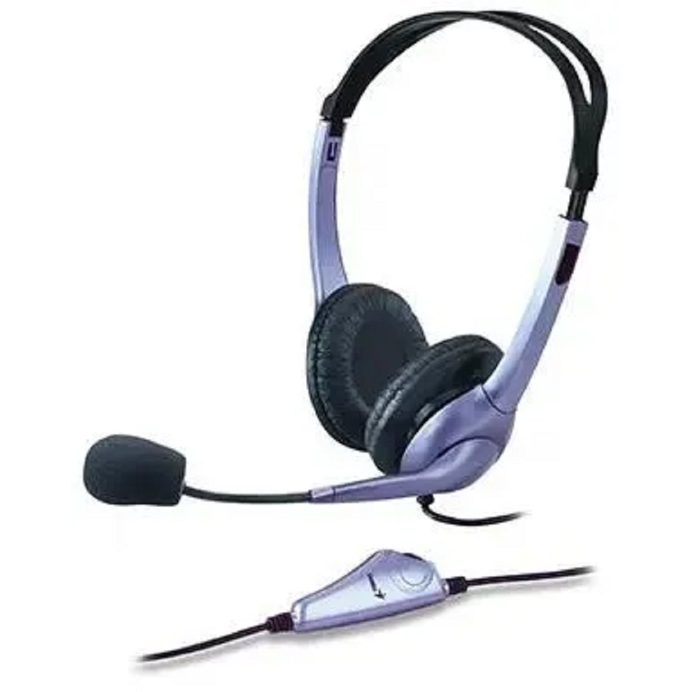 Genius Headset HS-04S, Stereo, 1x mini jack 3.5mm, blue арт. 31710156101