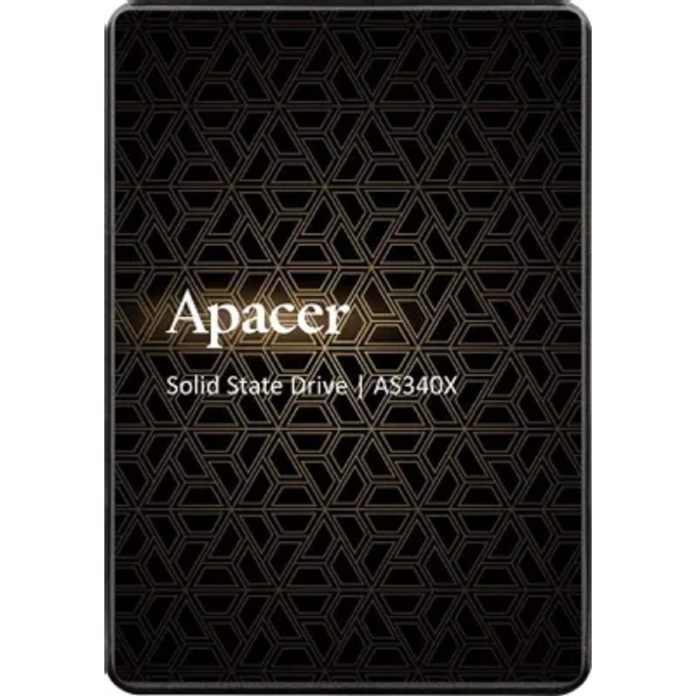 Apacer SSD PANTHER AS340X 240Gb SATA 2.5" 7mm, R550/W520 Mb/s, 3D NAND, IOPS 38K/75K, MTBF 1,5M, 140TBW, Retail, 3 years (AP240GAS340XC-1)