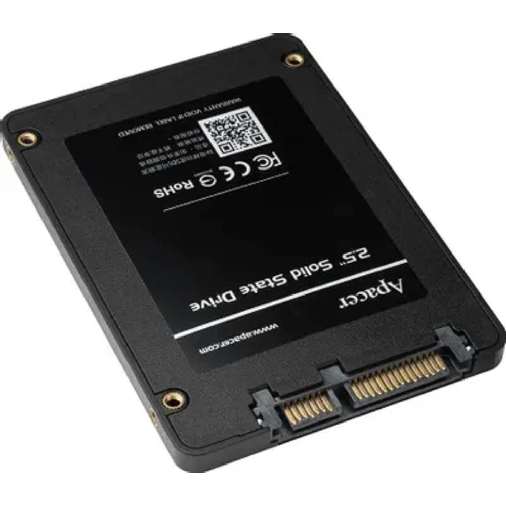 Apacer SSD PANTHER AS340X 240Gb SATA 2.5" 7mm, R550/W520 Mb/s, 3D NAND, IOPS 38K/75K, MTBF 1,5M, 140TBW, Retail, 3 years (AP240GAS340XC-1)