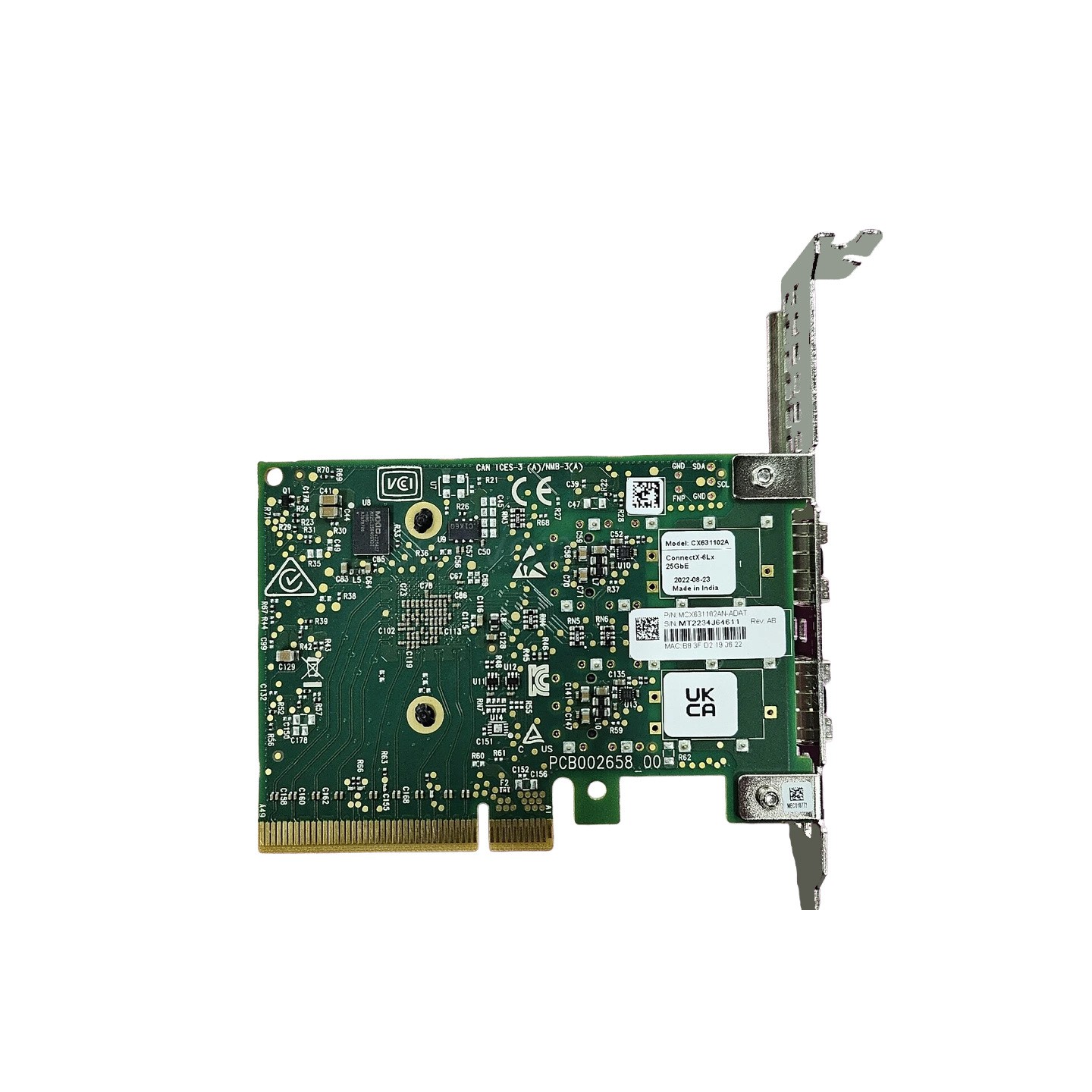 Сетевой адаптер Mellanox ConnectX-6 Lx EN adapter card арт. MCX631102AN-ADAT
