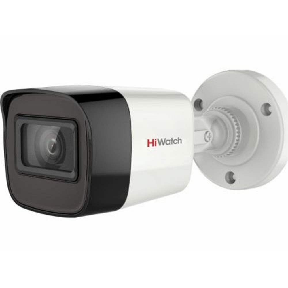 Камера видеонаблюдения аналоговая HiWatch DS-T500A(B) (2.8MM) 2.8-2.8мм HD-TVI цв. корп.:белый