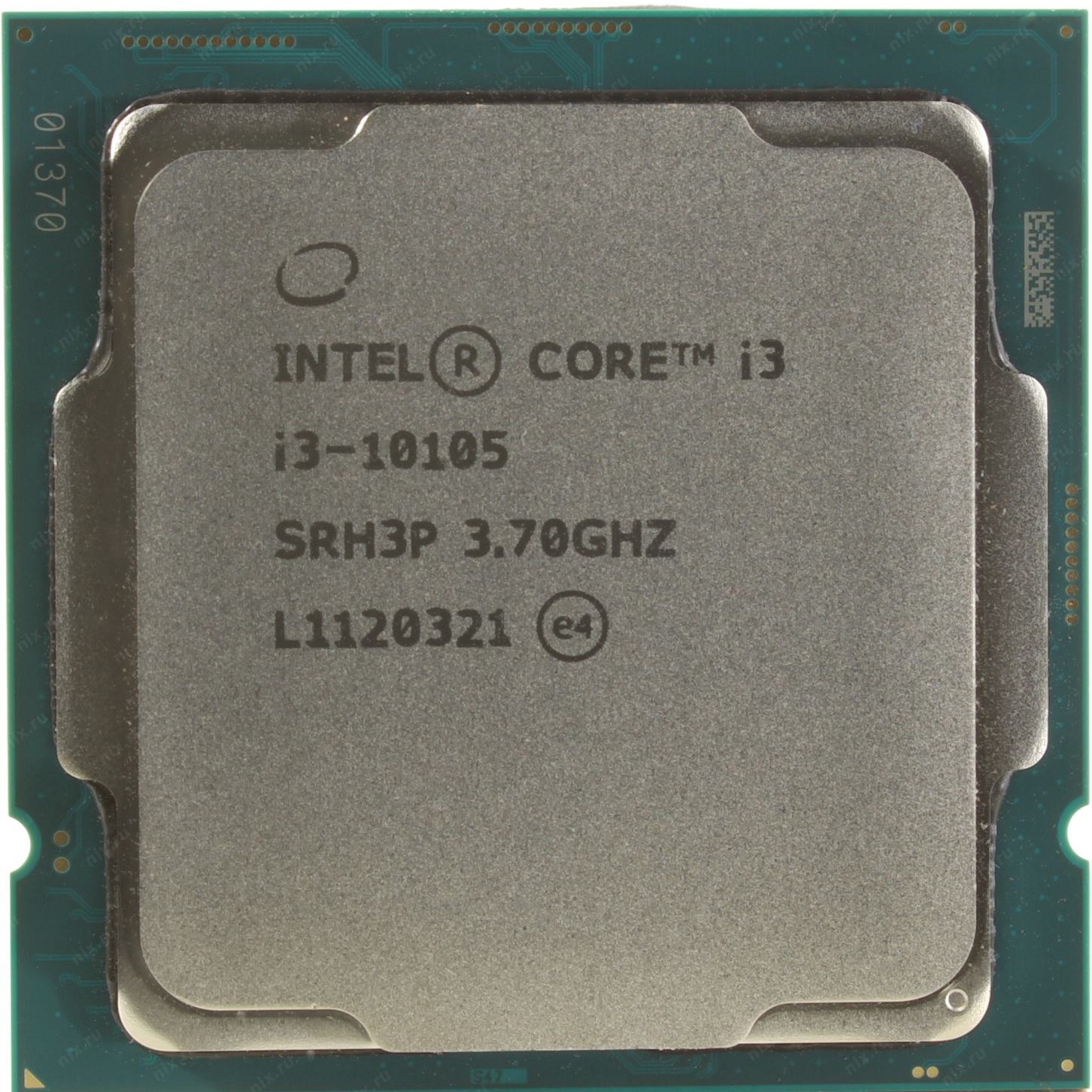 CPU Intel Core i3-10105 OEM {3.7GHz, 6MB, LGA1200} арт. CM8070104291321SRH3P