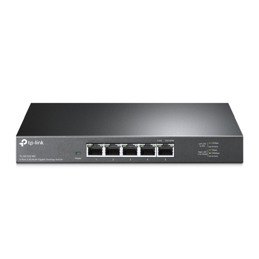 TP-Link TL-SG105-M2, 5-Port 2.5G Multi-Gigabit Desktop Switch