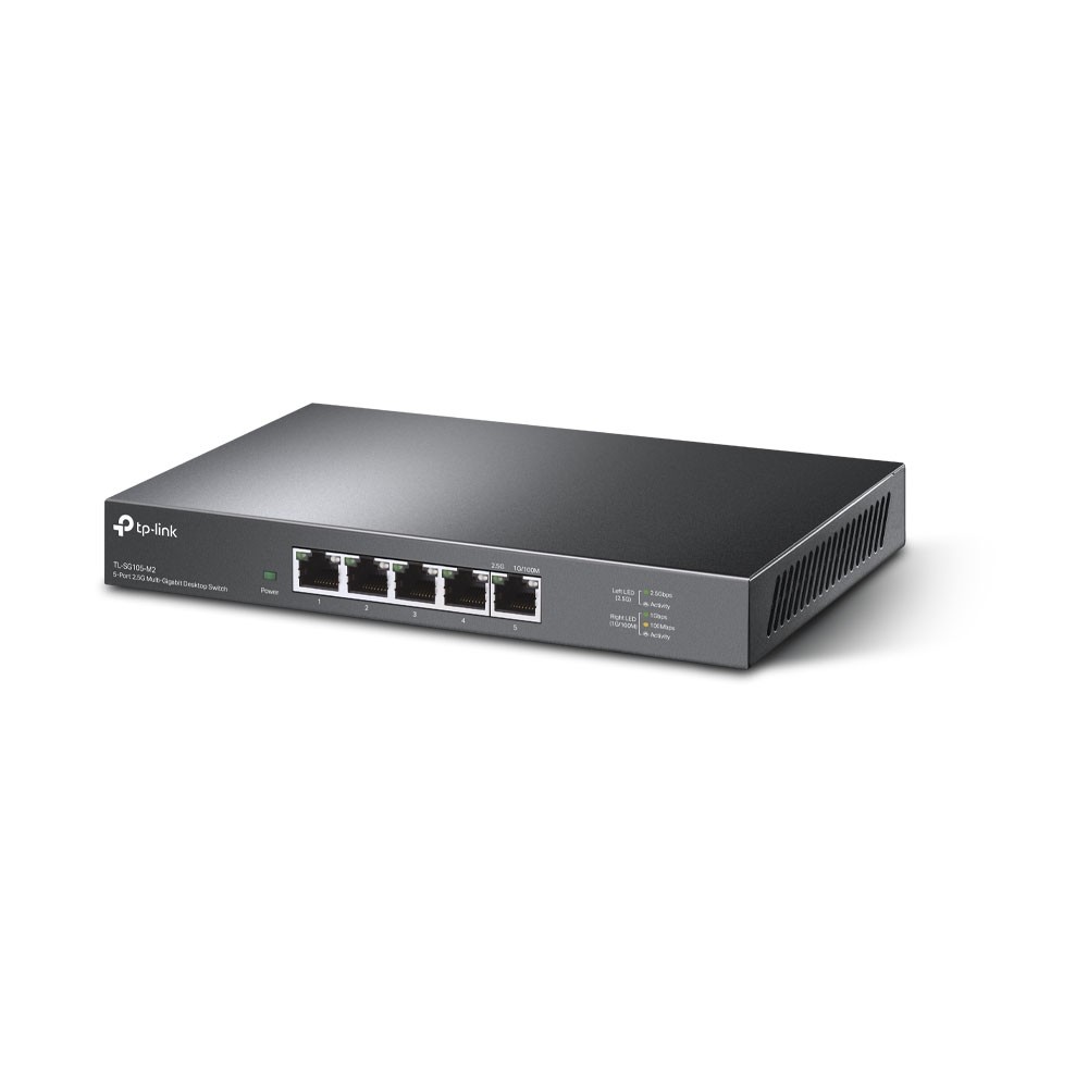 TP-Link TL-SG105-M2, 5-Port 2.5G Multi-Gigabit Desktop Switch