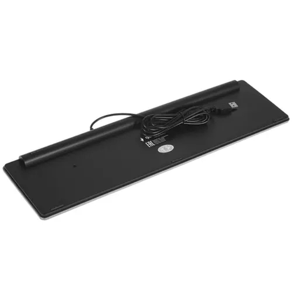 Клавиатура ноутбучного типа Gembird KB-8420,{USB, ножничный механизм, клавиши управления громкостью, 104 клавиши, кабель 1,5м}