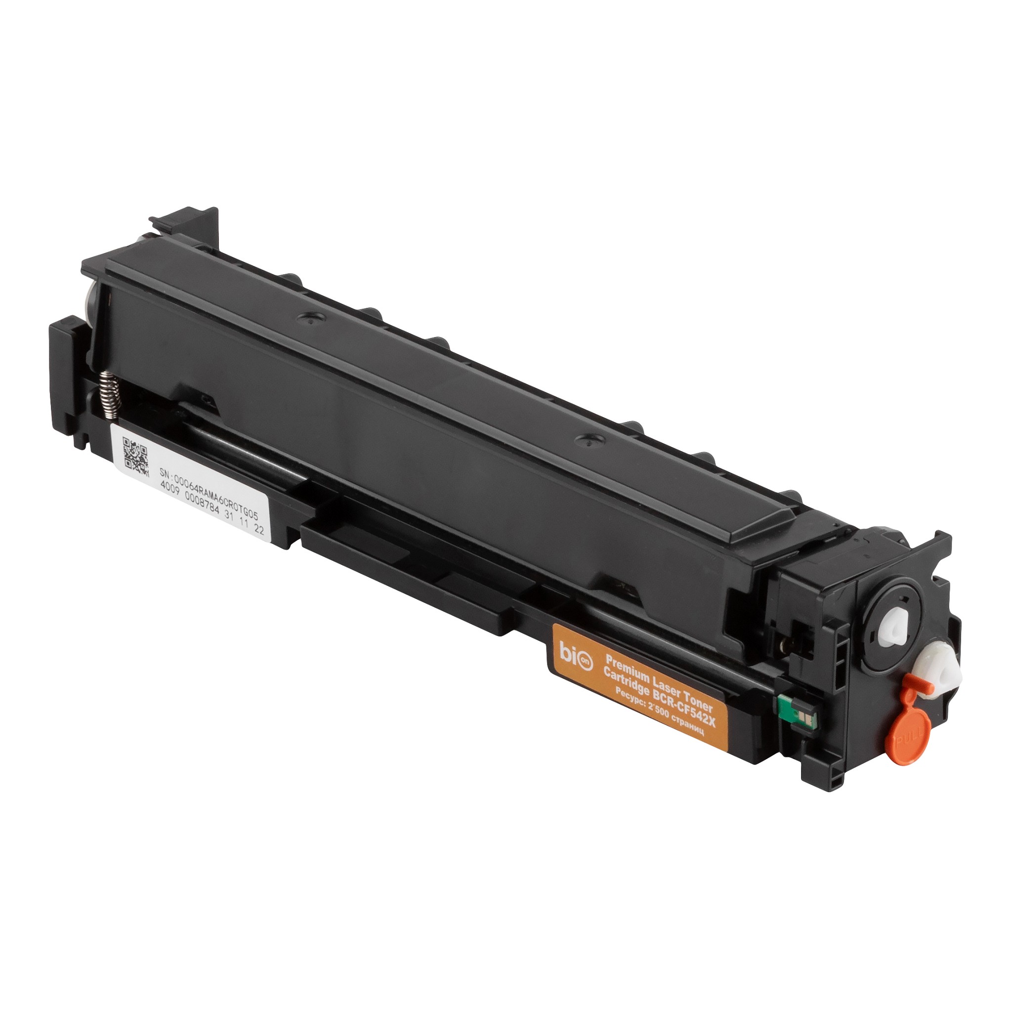 Bion BCR-CF542X Картридж для HP{ Color Laserjet Pro M254/254DW/254NW/MFP M281CDW/281FDN/281FDW/280/280NW} (2500 стр.),Желтый, с чипом Bion Cartridge