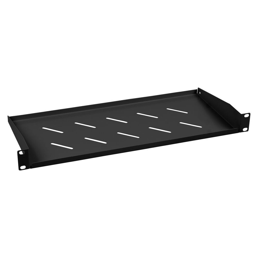 Полка стационарная Cabeus SH-J017-1U-200-BK 1U нагр.:15кг. 19" 200мм черный