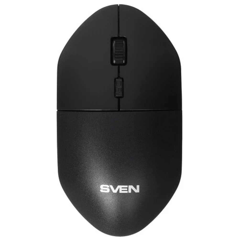 Беспроводная мышь Sven RX-515SW чёрная (2,4 GHz, 3+1кн. бесш. кн., 800-1600DPI, блист) арт. SV-019969