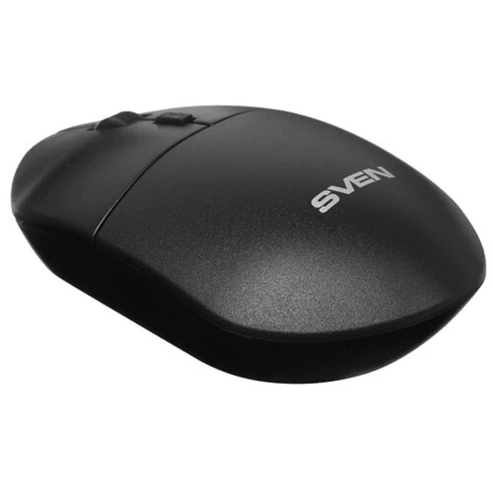 Беспроводная мышь Sven RX-515SW чёрная (2,4 GHz, 3+1кн. бесш. кн., 800-1600DPI, блист) арт. SV-019969