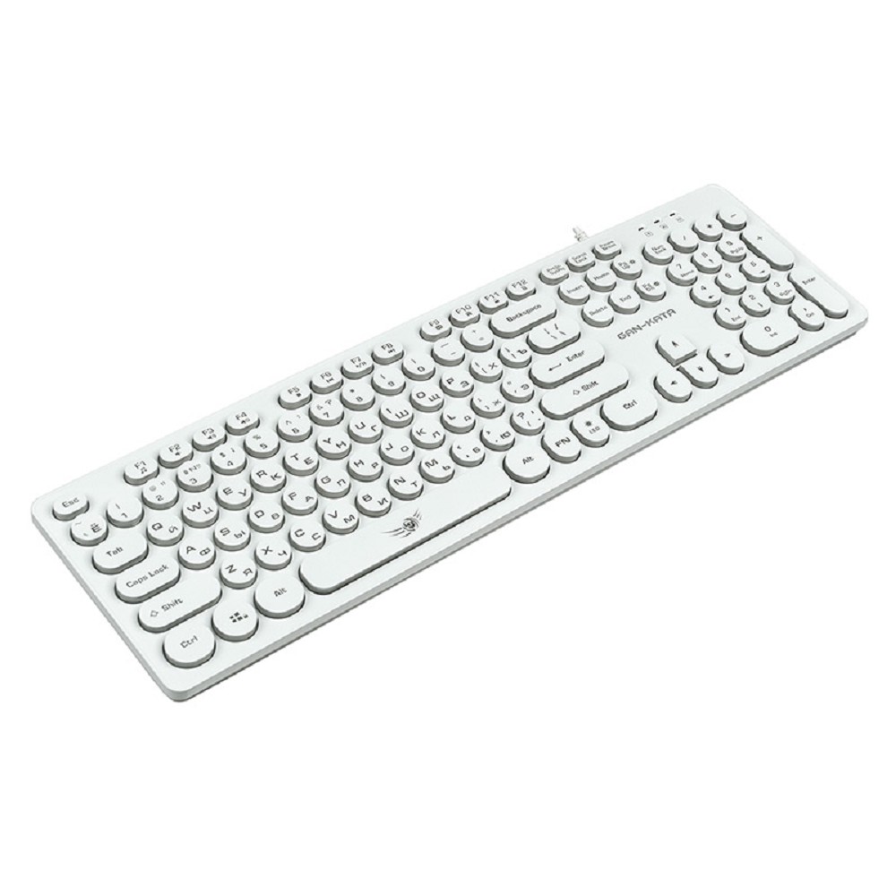 Dialog Gan-Kata Клавиатура KGK-16U WHITE - игровая с RGB-подсветкой, USB, белая