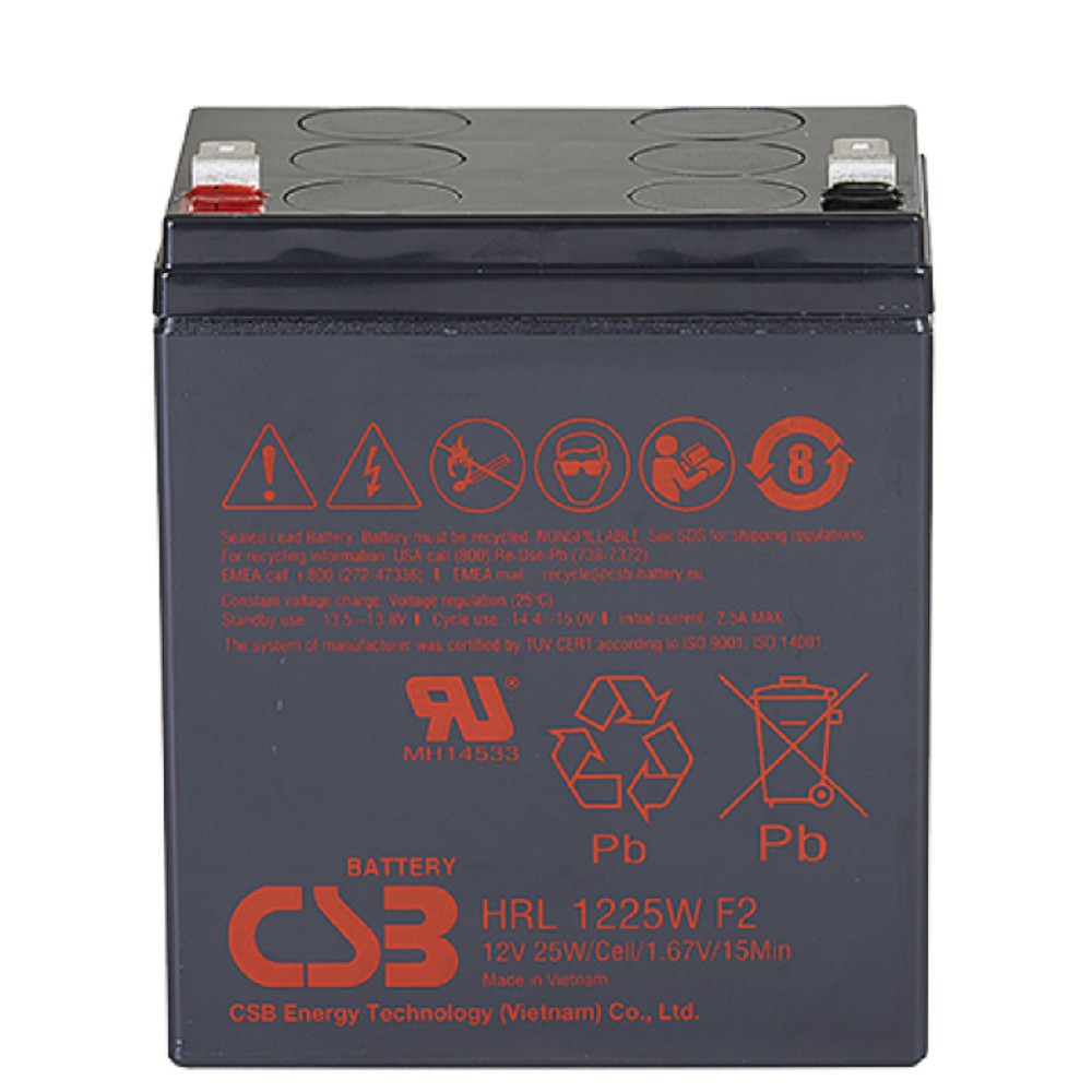 CSB Батарея HRL1225W F2FR (12V, 6 Ah) {F2} арт. HRL1225W F2 FR
