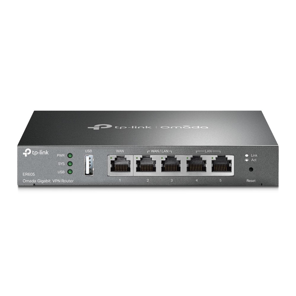 TP-Link ER605 (TL-R605) VPN-маршрутизатор Omada с гигабитными портами TP-Link SMB