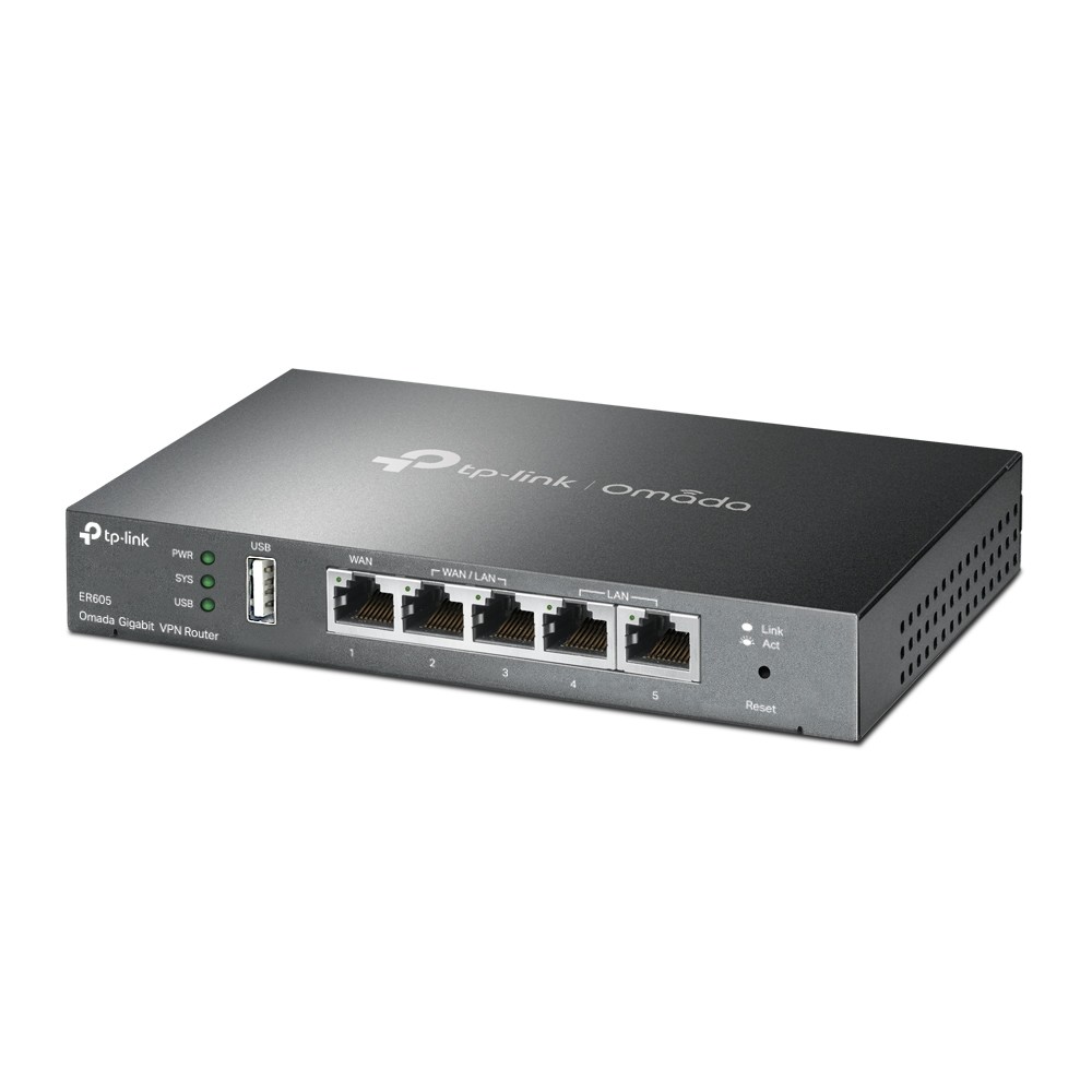 TP-Link ER605 (TL-R605) VPN-маршрутизатор Omada с гигабитными портами TP-Link SMB
