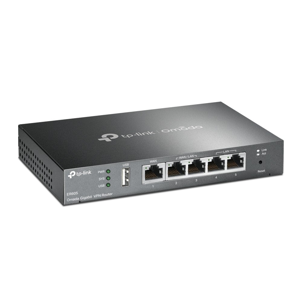 TP-Link ER605 (TL-R605) VPN-маршрутизатор Omada с гигабитными портами TP-Link SMB