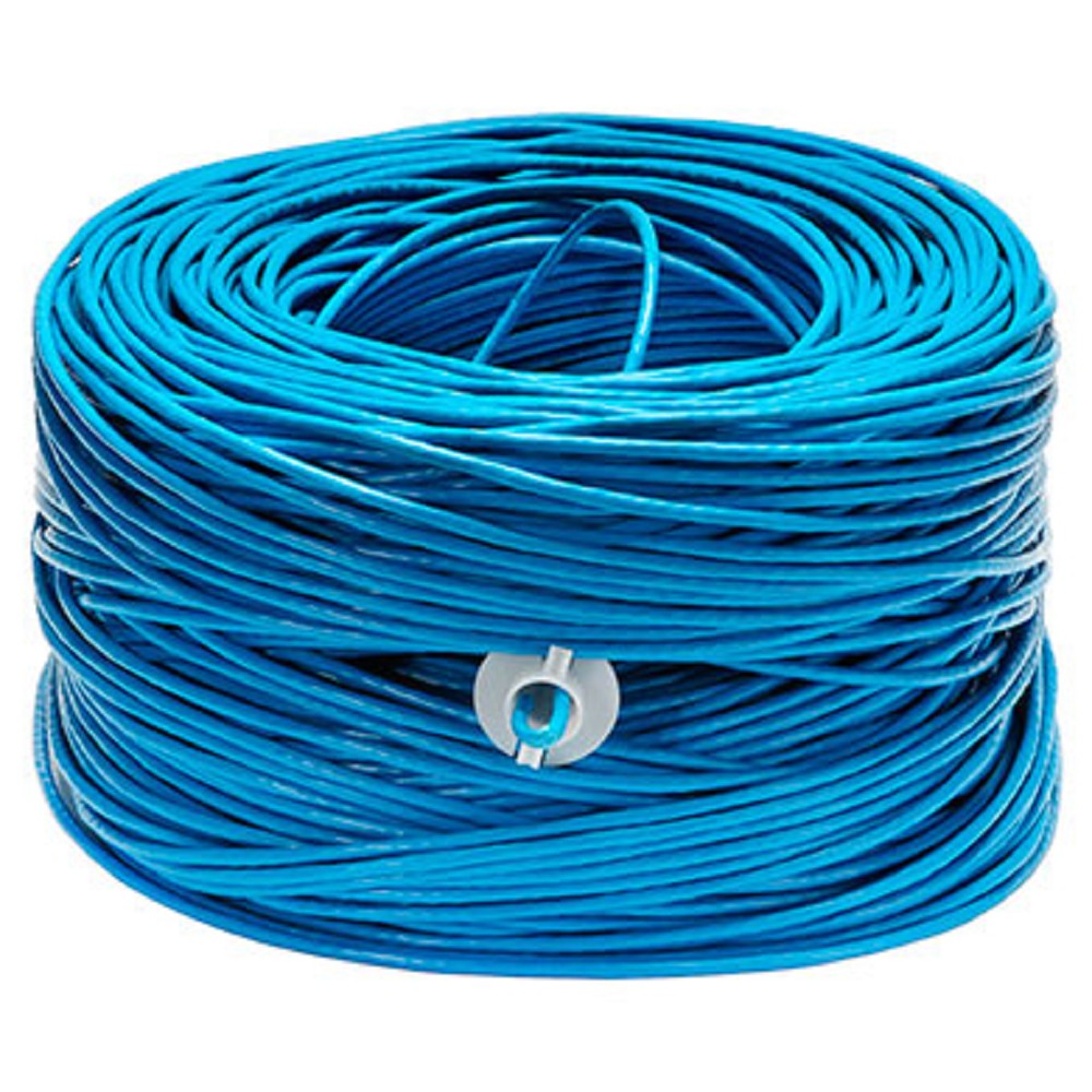 Кабель информационный Cabeus UTP-4P-Cat.5e-SOLID-LSZH-BL кат.5E U/UTP 4 пары LSZH внутренний 305м синий