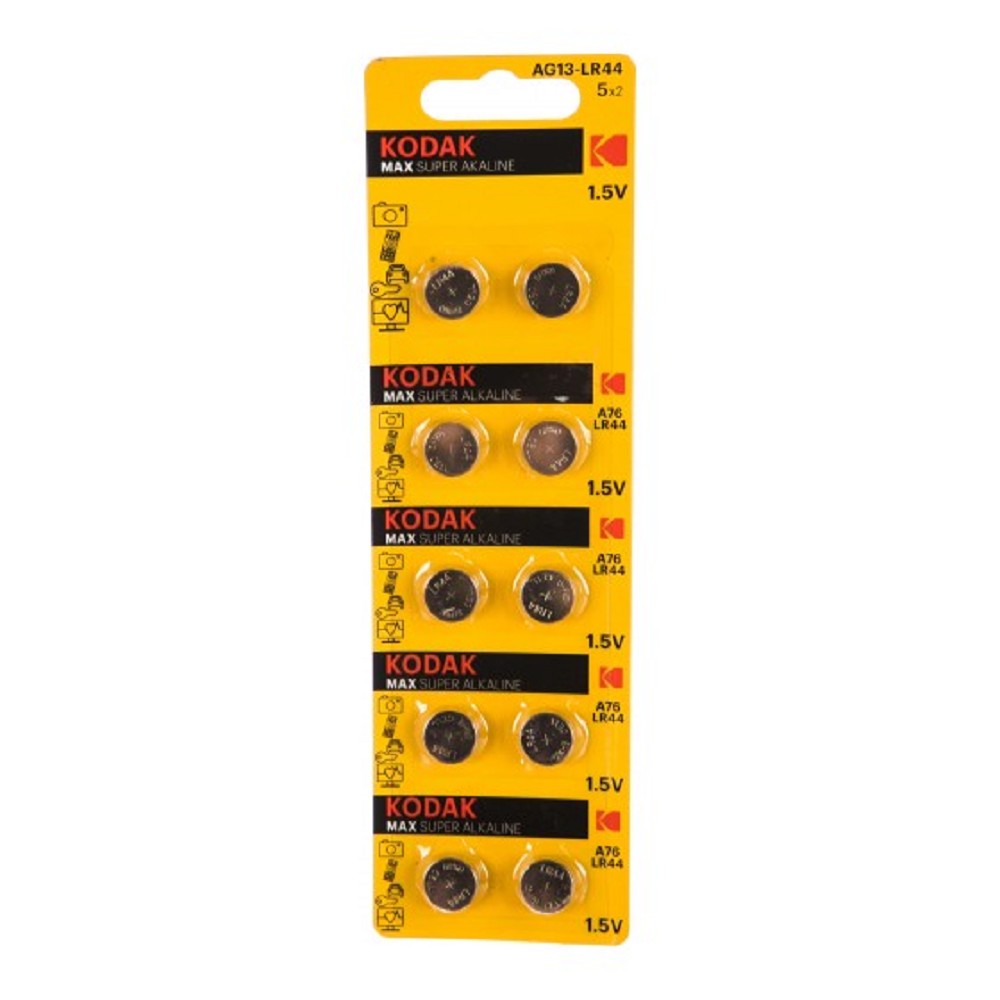 Kodak AG13 LR1154, LR44 [KAG13-10] (10 шт. в уп-ке) арт. B0044718