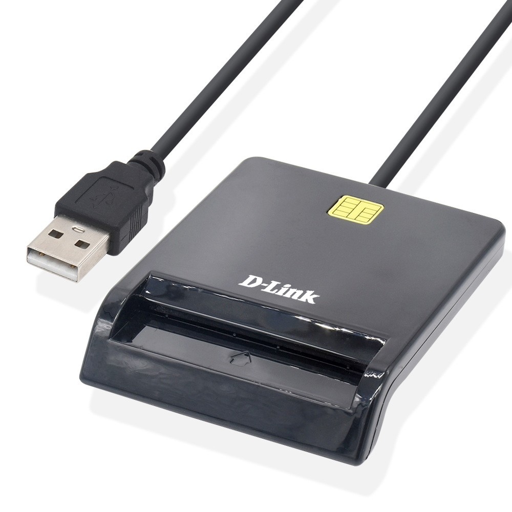 D-Link DCR-100/B1A USB-считыватель контактных смарт-карт