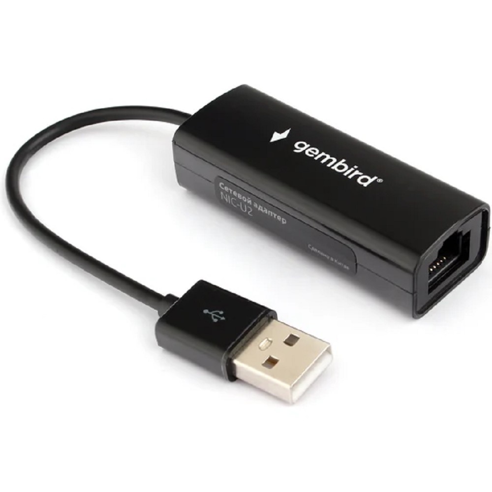 Gembird Сетевой адаптер Ethernet USB 2.0 - Fast Ethernet adapter (NIC-U2)