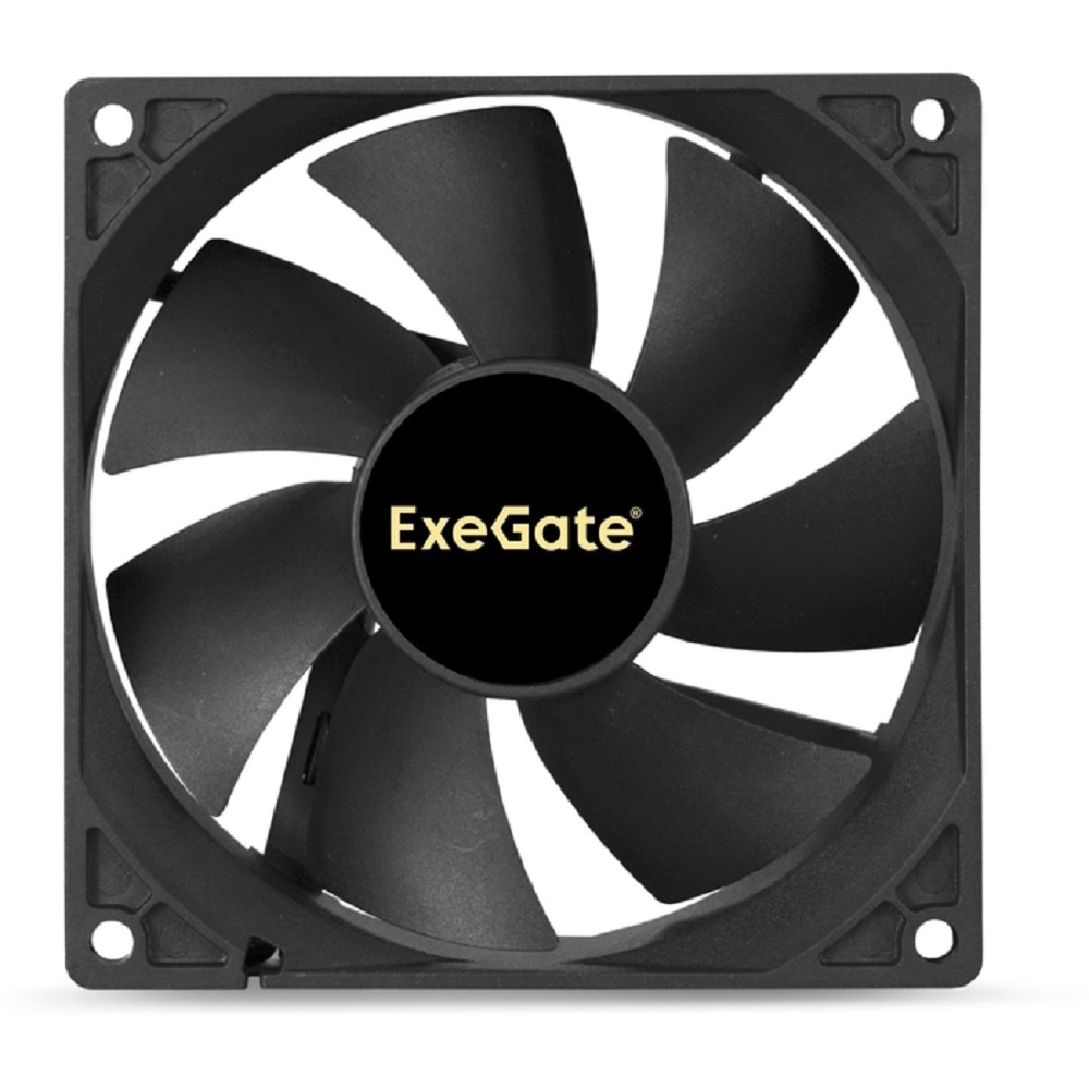 Exegate EX288927RUS Вентилятор ExeGate EX09225B4P-PWM (92x92x25 мм, 2-Ball (двойной шарикоподшипник), 4pin, PWM, 29dBA)
