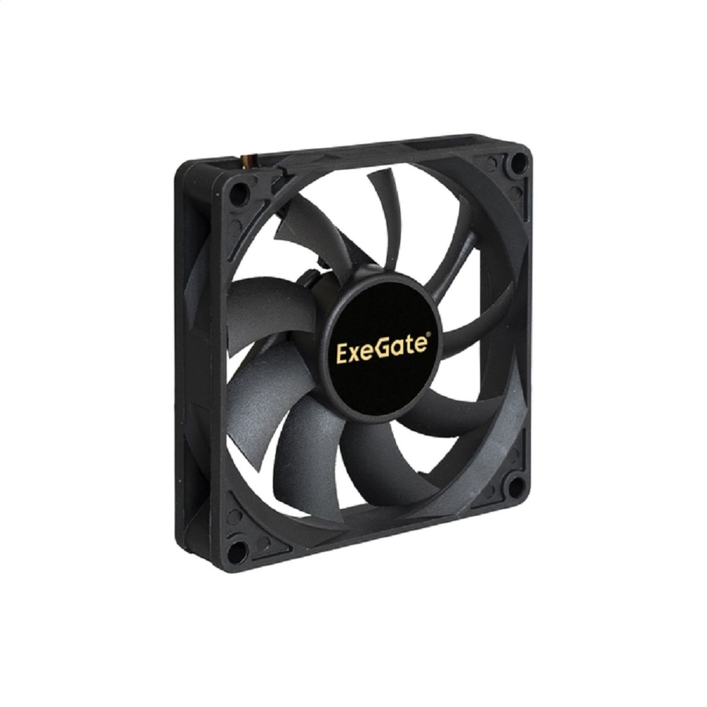 Exegate EX288923RUS Вентилятор ExeGate ExtraSilent ES08015B3P (80x80x15 мм, 2-Ball (двойной шарикоподшипник), 3pin, 1600RPM, 22dBA)