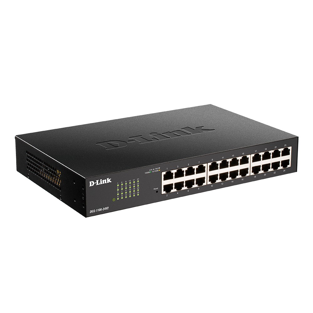 D-Link Настраиваемый L2 коммутатор, 24х1000Base-T арт. DGS-1100-24V2/A2A