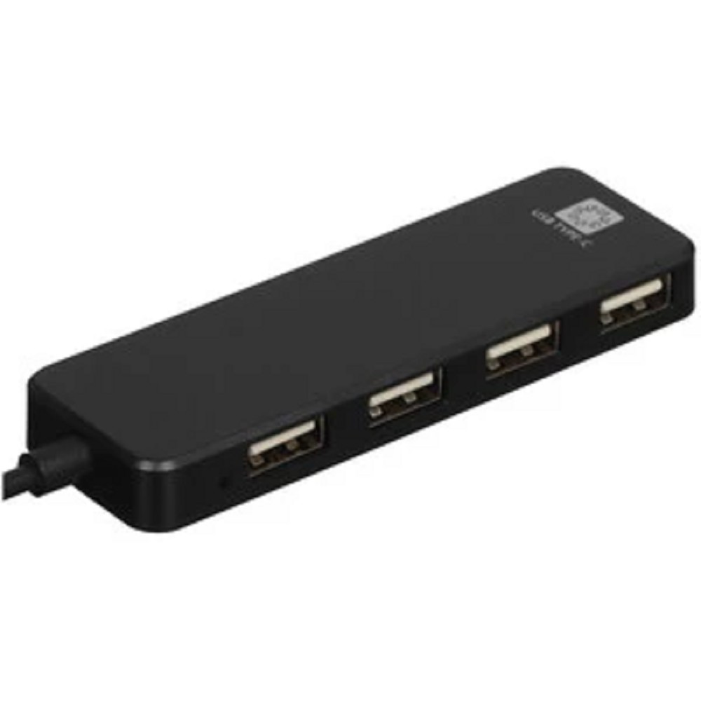 5bites HB24C-210BK Концентратор 4*USB2.0 / TYPE-C PLUG / BLACK