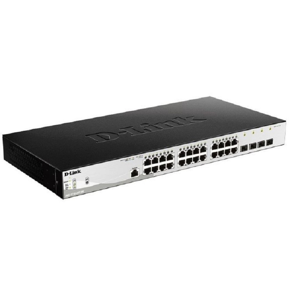 Коммутатор D-Link Управляемый L2 PoE-коммутатор, 24x1000Base-T PoE, 4x1000Base-X SFP, PoE-бюджет 193 Вт, защита от статического электричества до 6 кВ, CLI, консольный порт RJ-45, поддержка Dying Gasp арт. DGS-1210-28P/ME/B2A