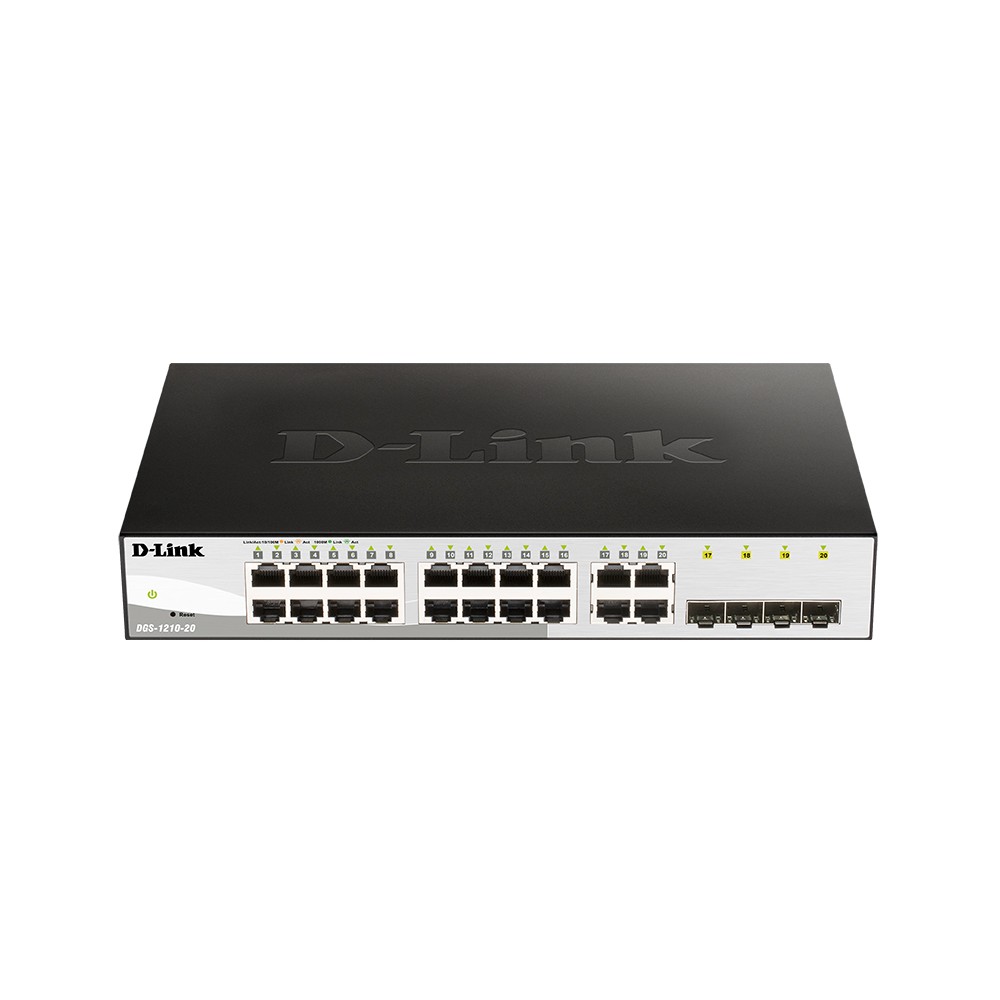 Коммутатор D-Link SMB DGS-1210-20/F2A