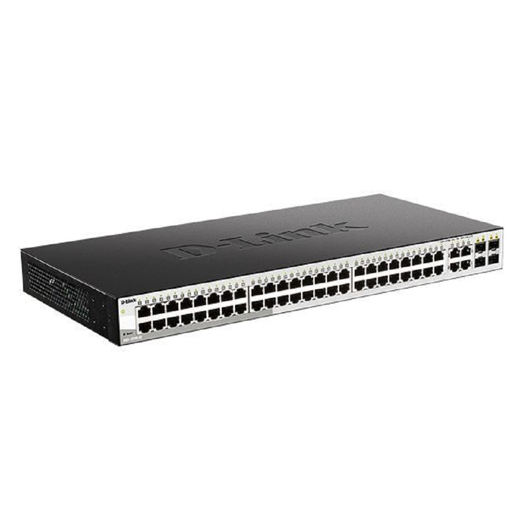 D-Link DGS-1210-52/F3A Управляемый L2 коммутатор с 48 портами 10/100/1000Base-T и 4 комбо-портами 100/1000Base-T/SFP D-Link SMB