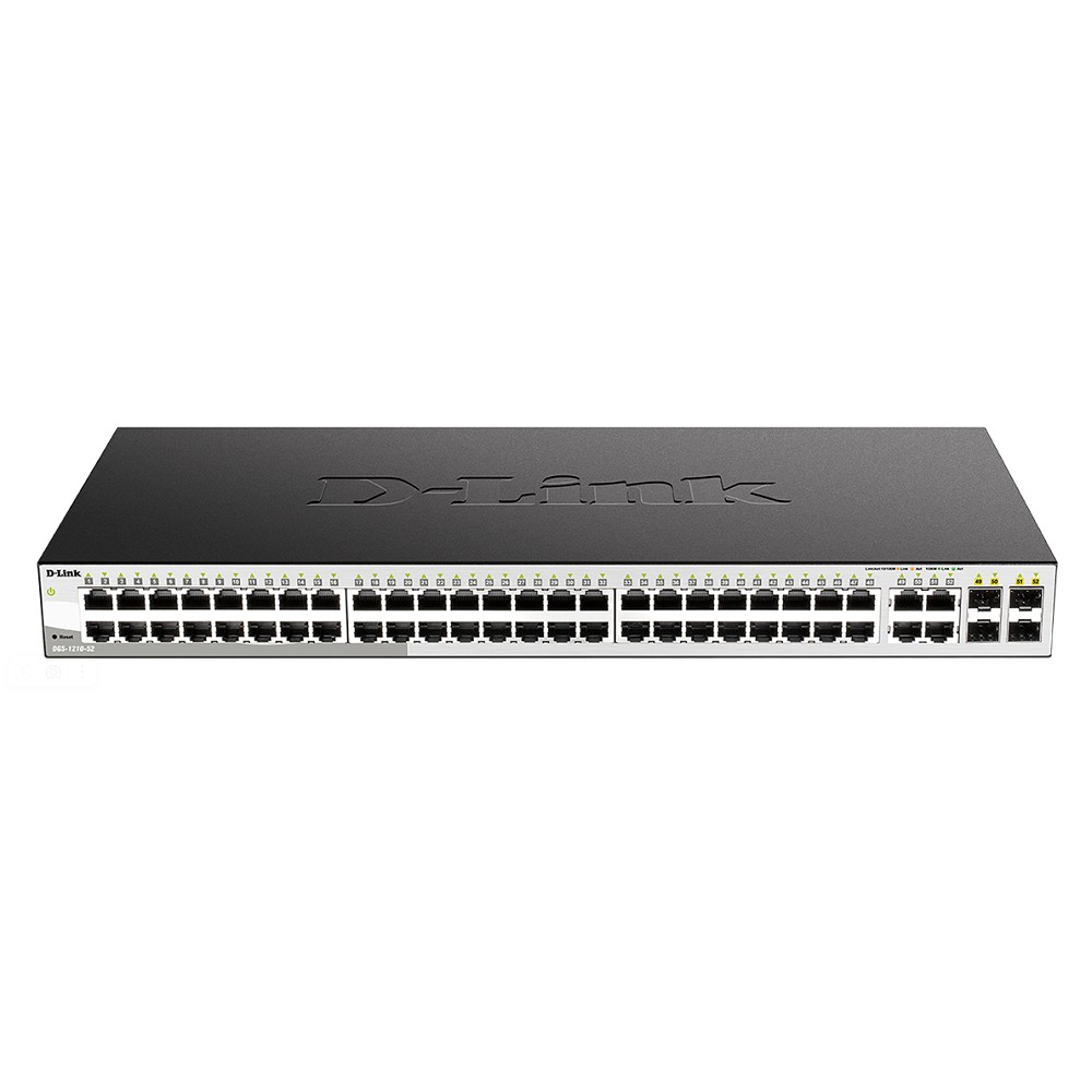 D-Link DGS-1210-52/F3A Управляемый L2 коммутатор с 48 портами 10/100/1000Base-T и 4 комбо-портами 100/1000Base-T/SFP D-Link SMB