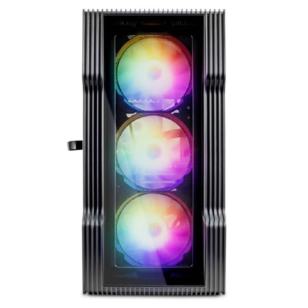 1STPLAYER Корпус TRILOBITE T3-G Black / mATX, TG / 4x 120mm LED fans inc. / T3-G-BK-4F1