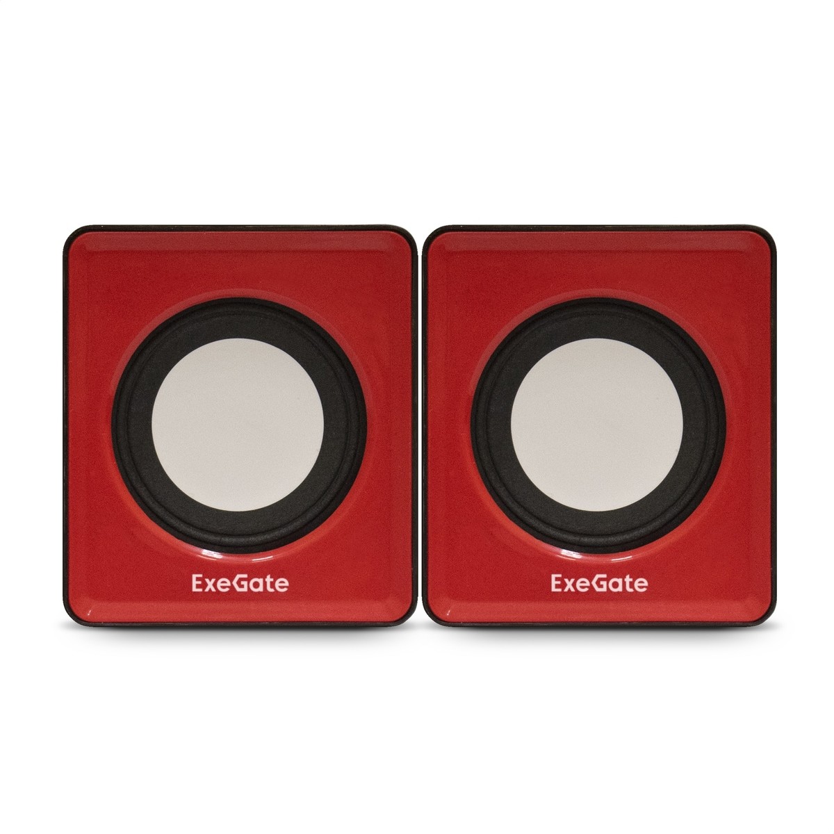Exegate EX289920RUS Акустическая система 2.0 ExeGate Disco 140 Red (питание USB, 2х3Вт (6Вт RMS), 100-20000Гц, красный)