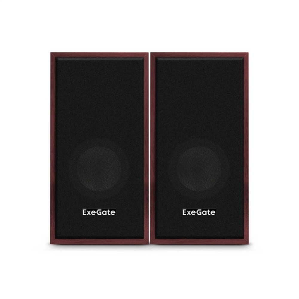 Exegate EX287059RUS Акустическая система 2.0 ExeGate Tango 314 (питание USB, 2х3Вт (12 Вт RMS), 80-20000Гц, темное дерево)