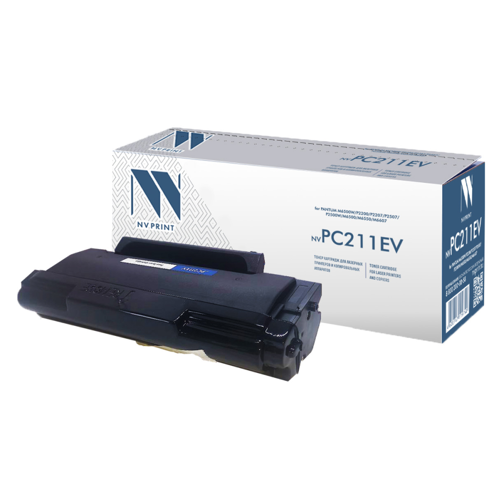 NV Print PC-211EV Картридж для Pantum P2200/2500/M6500/6550/6607 (1600 стр.) с чипом арт. NV-PC211EV