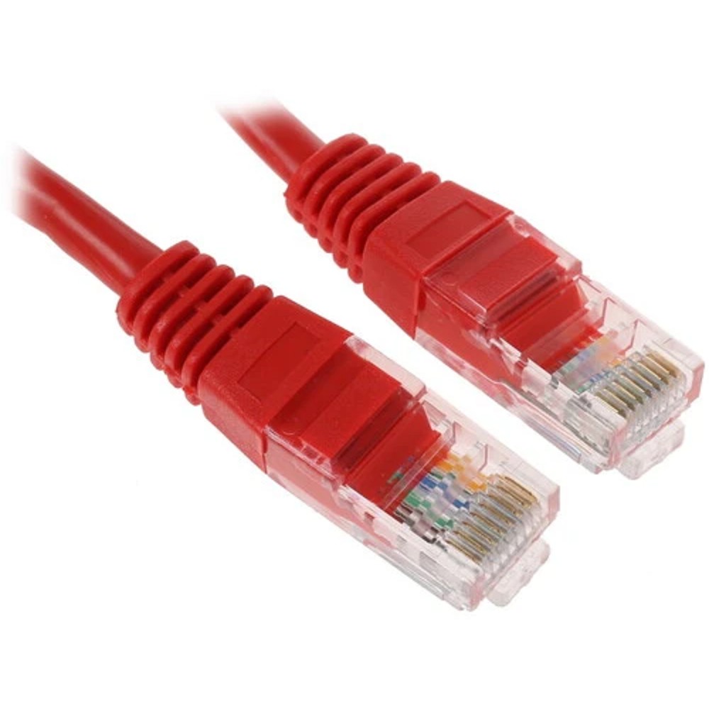 Cablexpert PP12-0.5M/R Патч-корд UTP кат.5e, 0.5м, литой, многожильный (красный)