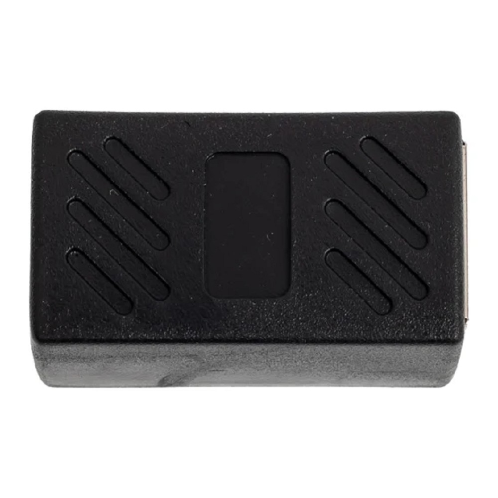 VCOM CT251S Модуль RJ-45 (F) RJ-45(F) ,FTP, проходной, ABS пластик, черный, кат. 5e
