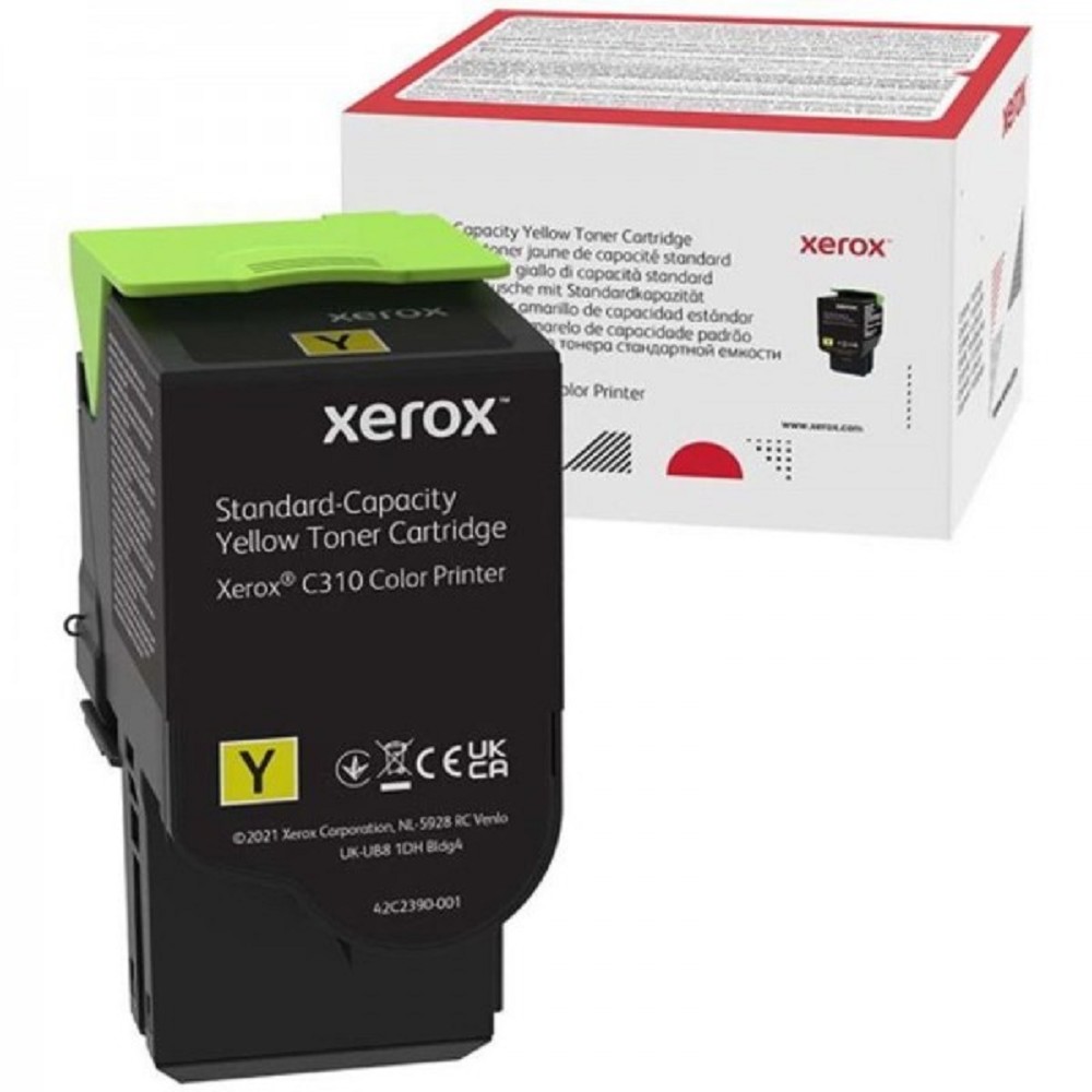 Тонер-картридж Xerox желтый для C310/315 (2K стр.) арт. 006R04363