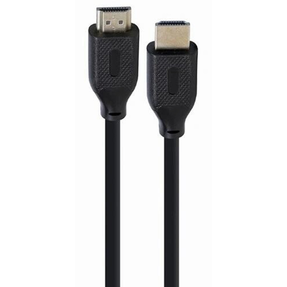 Кабель HDMI Cablexpert 19M/19M, v2.1, 8К, медь, позол.контакты, экран, 2м, черный, пакет (CC-HDMI8K-2M)