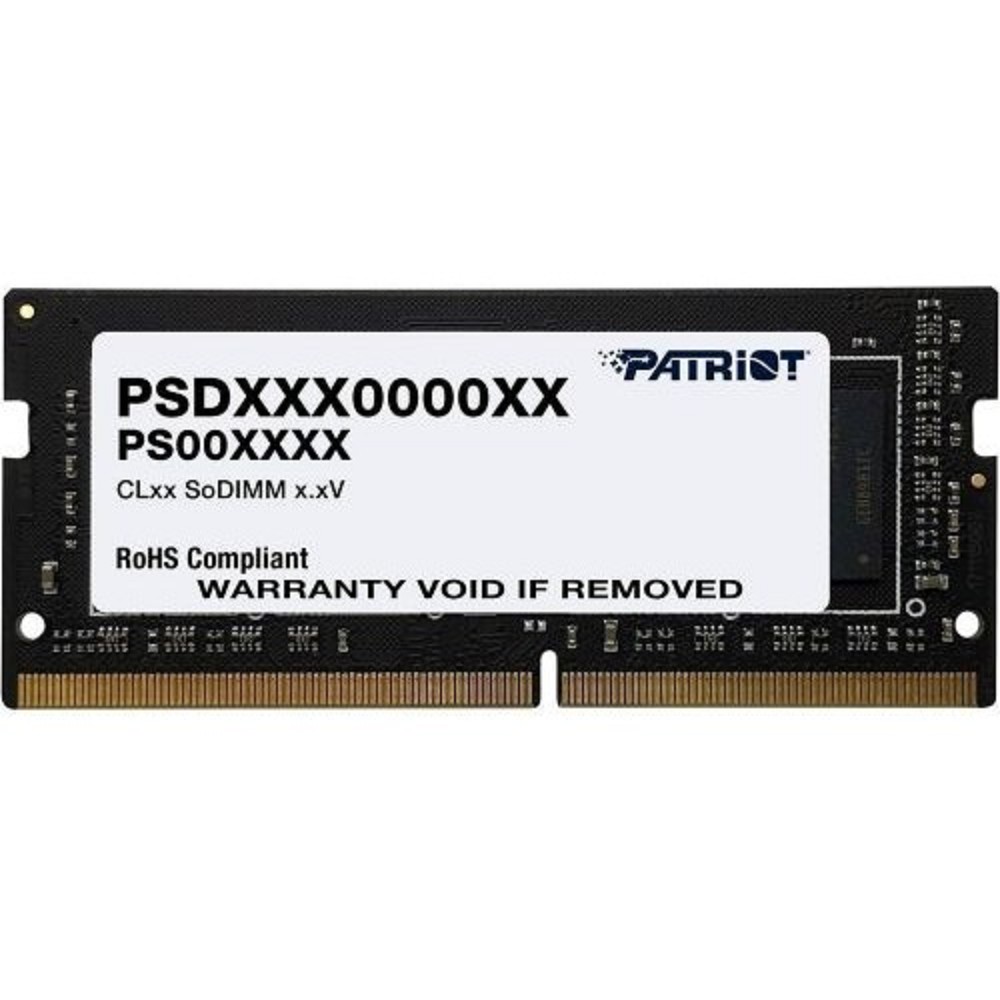 Patriot SL DDR4 32GB 2666MHz SO-DIMM SINGLE 1*32GB CL19 19-19-19-43 1.2V арт. PSD432G26662S