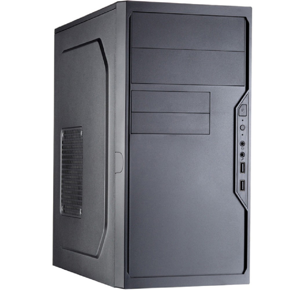 Foxline FL-733(R)-FZ500R mATX, 2x5.25EXT, 2x3.5EXT, 5x3.5INT, 2xUSB2.0, HDA, w/o FAN, w/500W ATX PSU, w/1.2m EU pwr cord арт. FL-733-FZ500R
