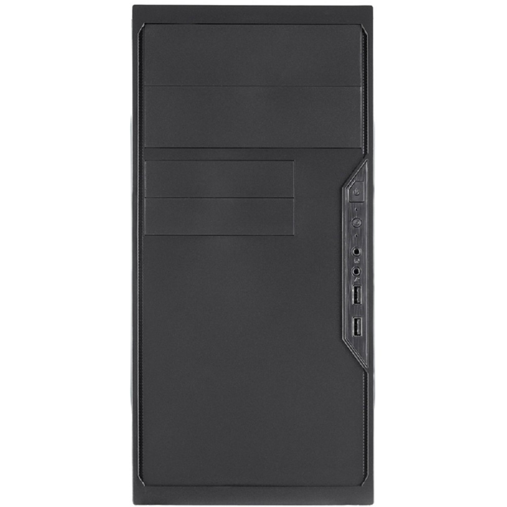 Foxline FL-733(R)-FZ500R mATX, 2x5.25EXT, 2x3.5EXT, 5x3.5INT, 2xUSB2.0, HDA, w/o FAN, w/500W ATX PSU, w/1.2m EU pwr cord арт. FL-733-FZ500R