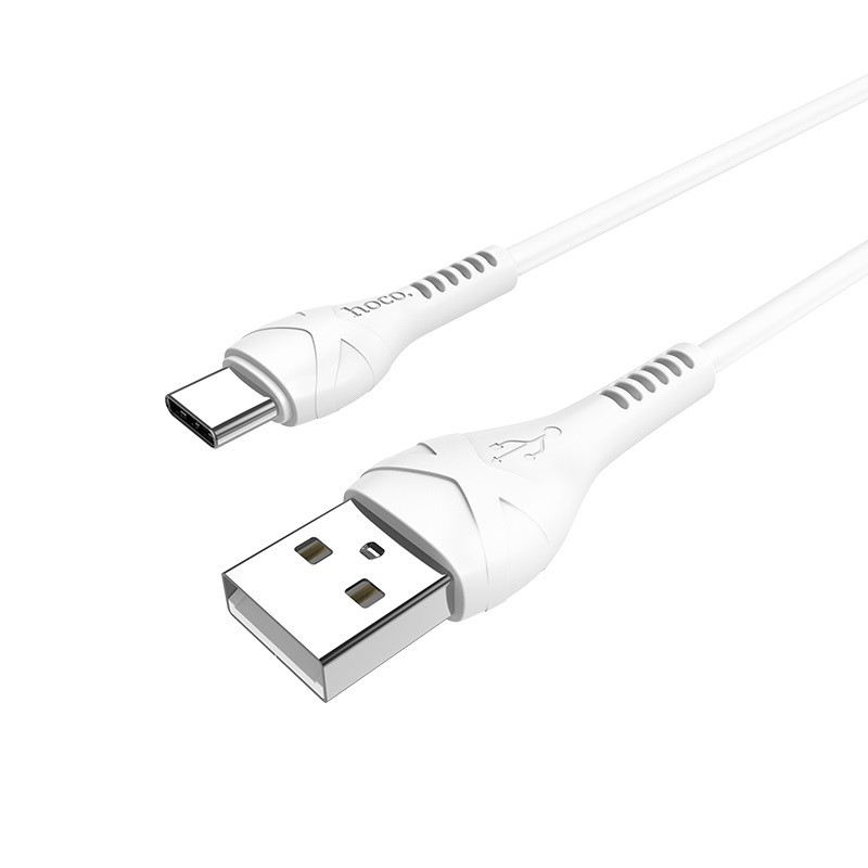 HOCO HC-10512 X37/ USB кабель Type-C/ 1m/ 2.4A/ White