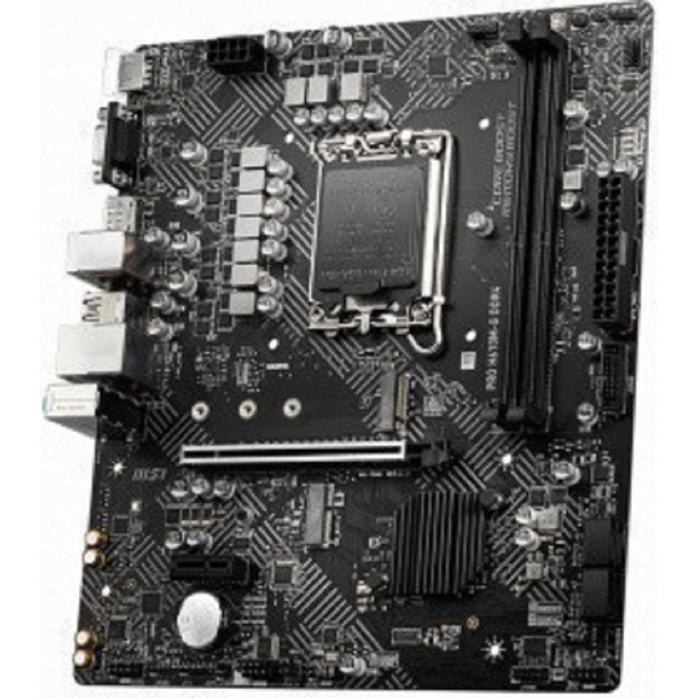 MSI PRO H610M-G DDR4 {Intel H610 LGA1700 2xDDR4-3200 1xPCIex16 4xSATA 1xM.2 HDMI VGA DP / mATX} MicroStar
