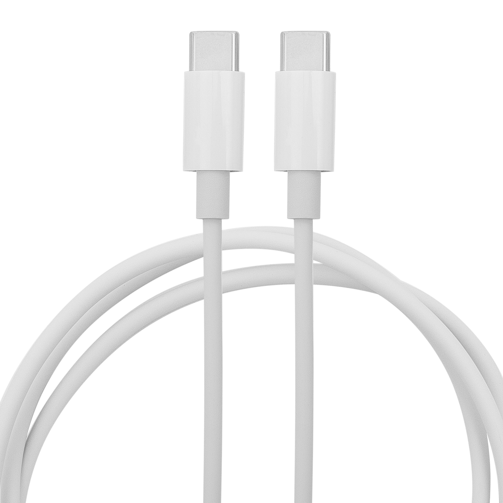 Bion Кабель для зарядки USB Type-C - USB Type-C (CM/CM), 3A, 60W, USB 2.0, 1 м, белый [BXP-CCP-USBC-CMCM-1M-W] Bion Expert